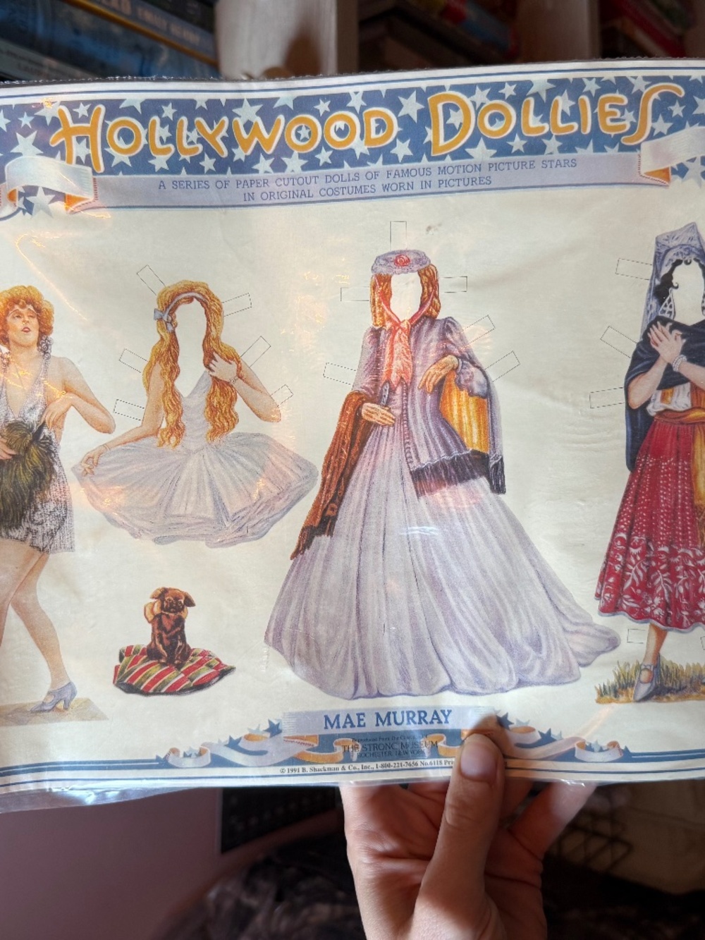 Shackman Hollywood Dollies Silent Movie Star Paper Dolls (Mae Murray) (1991)